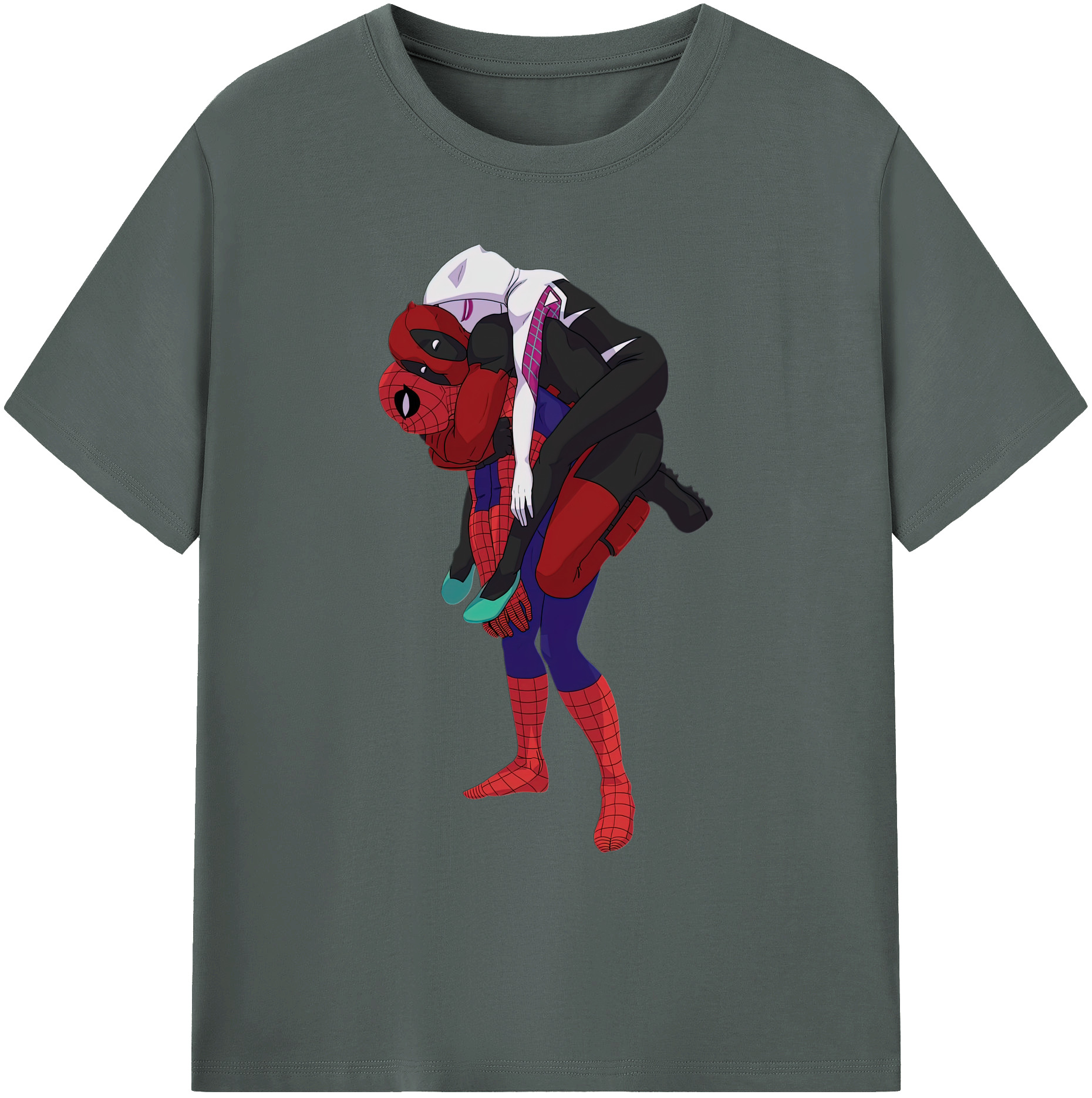 （画像用） Deadpool デッドプール 綿100％ メンズ半袖Tシャツ｜肌触りやわらか＆通気性
